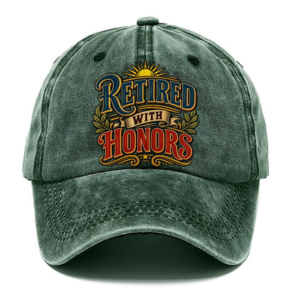 Retired With Honors Retired Living Classic Cap – Forest Mist