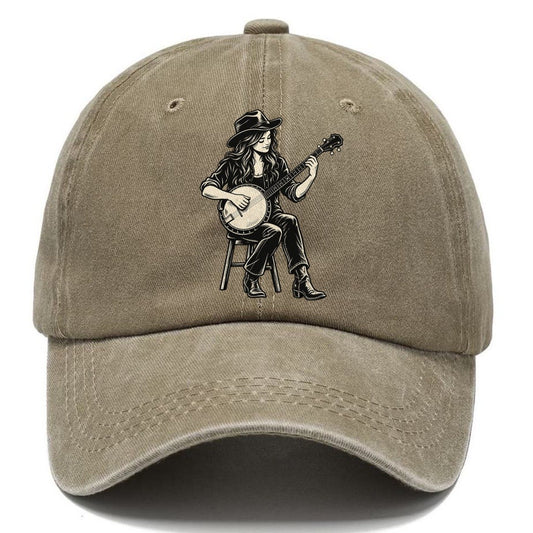 Banjo Rolling Pick Global Music Ink Figures Classic Cap – Warm Sand