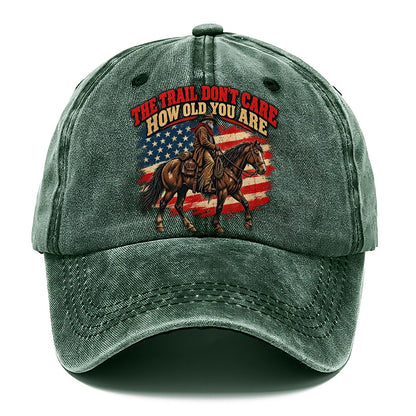 The Trail Don T Care How Old You Are Old Man Strong Classic Cap – Forest Mist