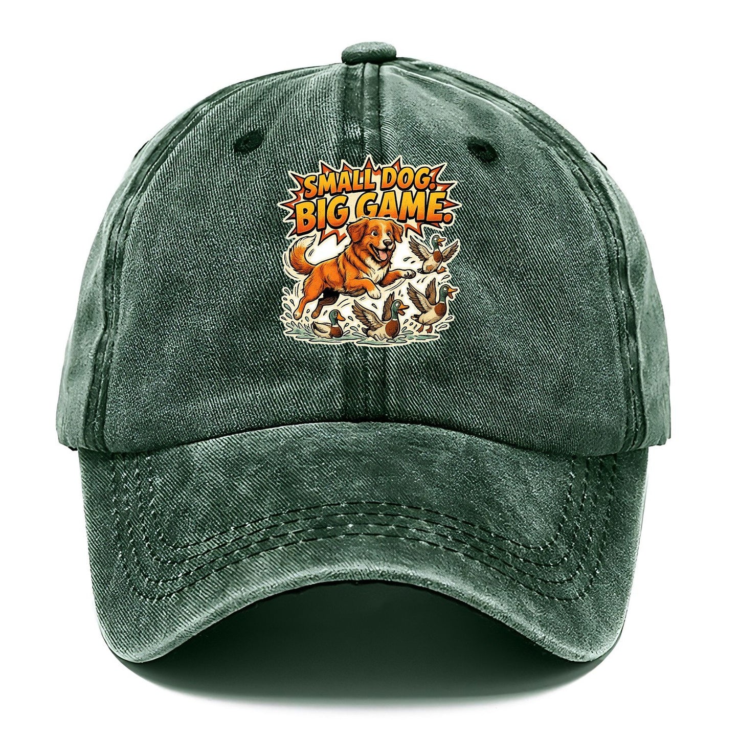 Small Dog Big Game Classic Cap – Forest Mist