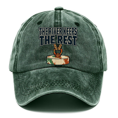The River Keeps The Rest Treasure Hunting Classic Cap – Forest Mist
