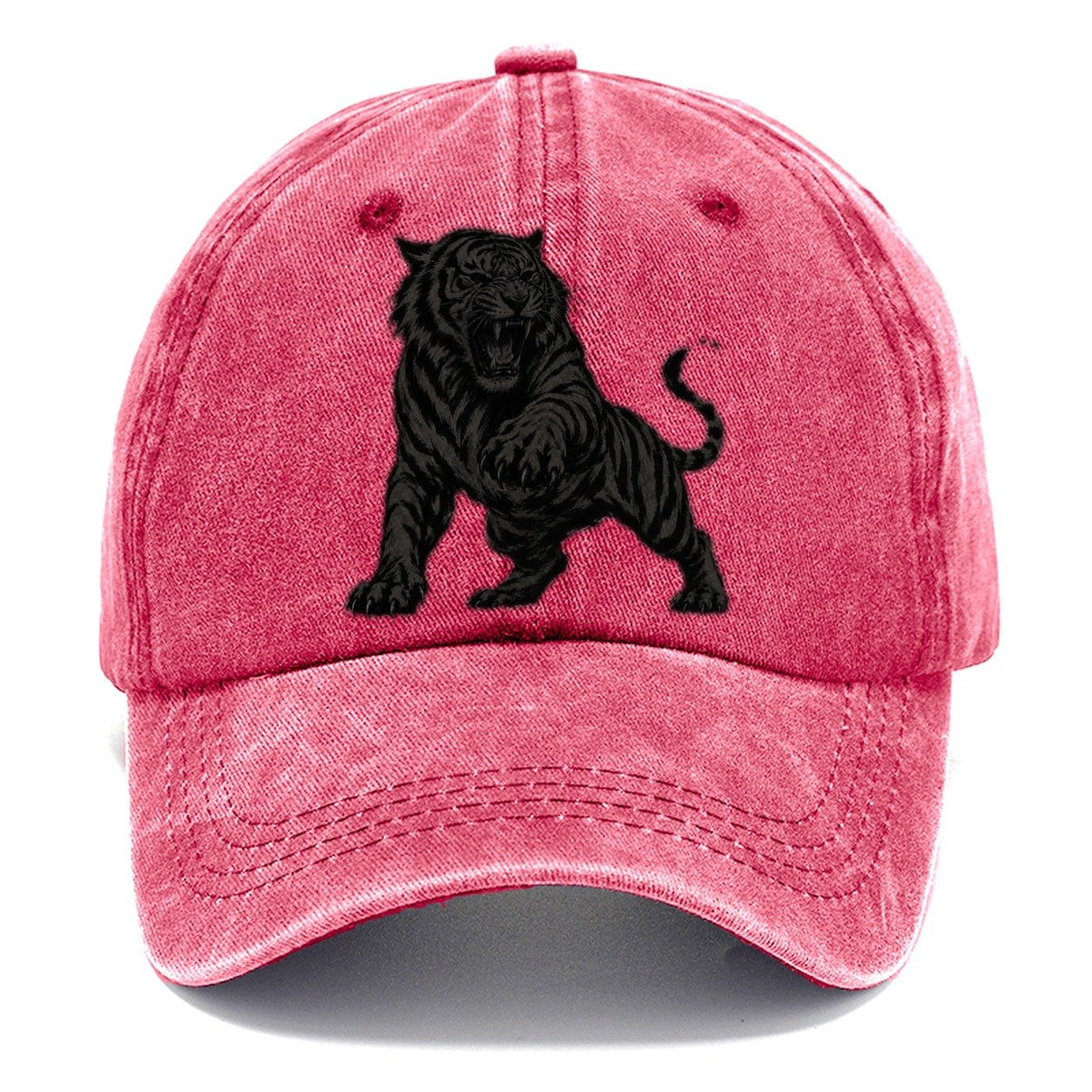 Tiger Stripes Classic Cap – Pomegranate Blush
