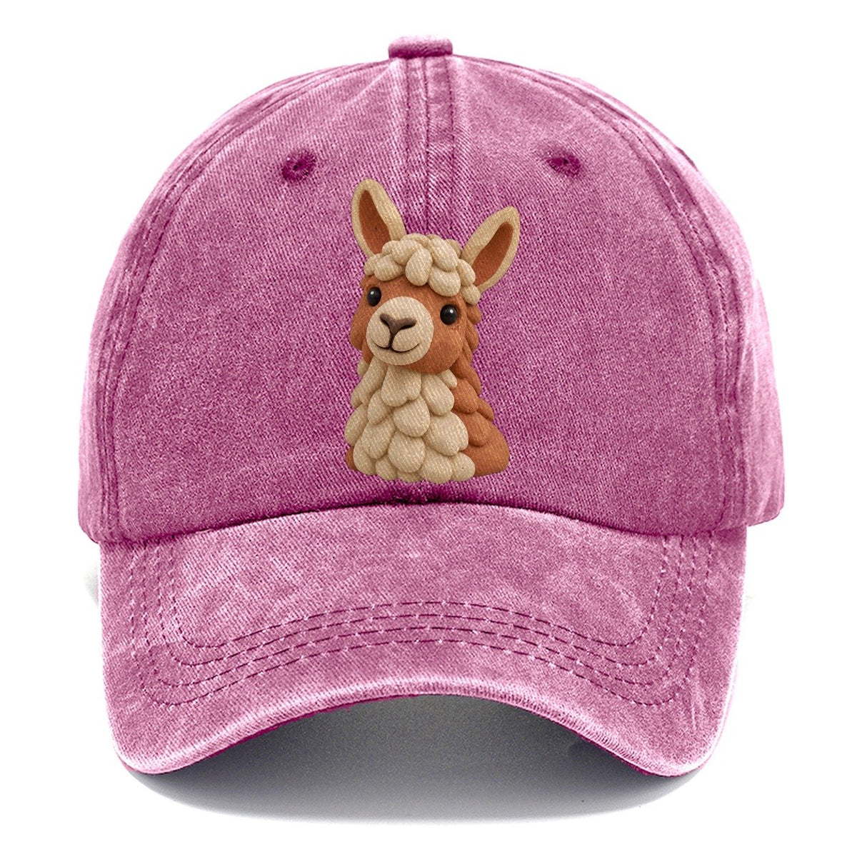 Llama Wool Cloud Classic Cap – Dusty Rose