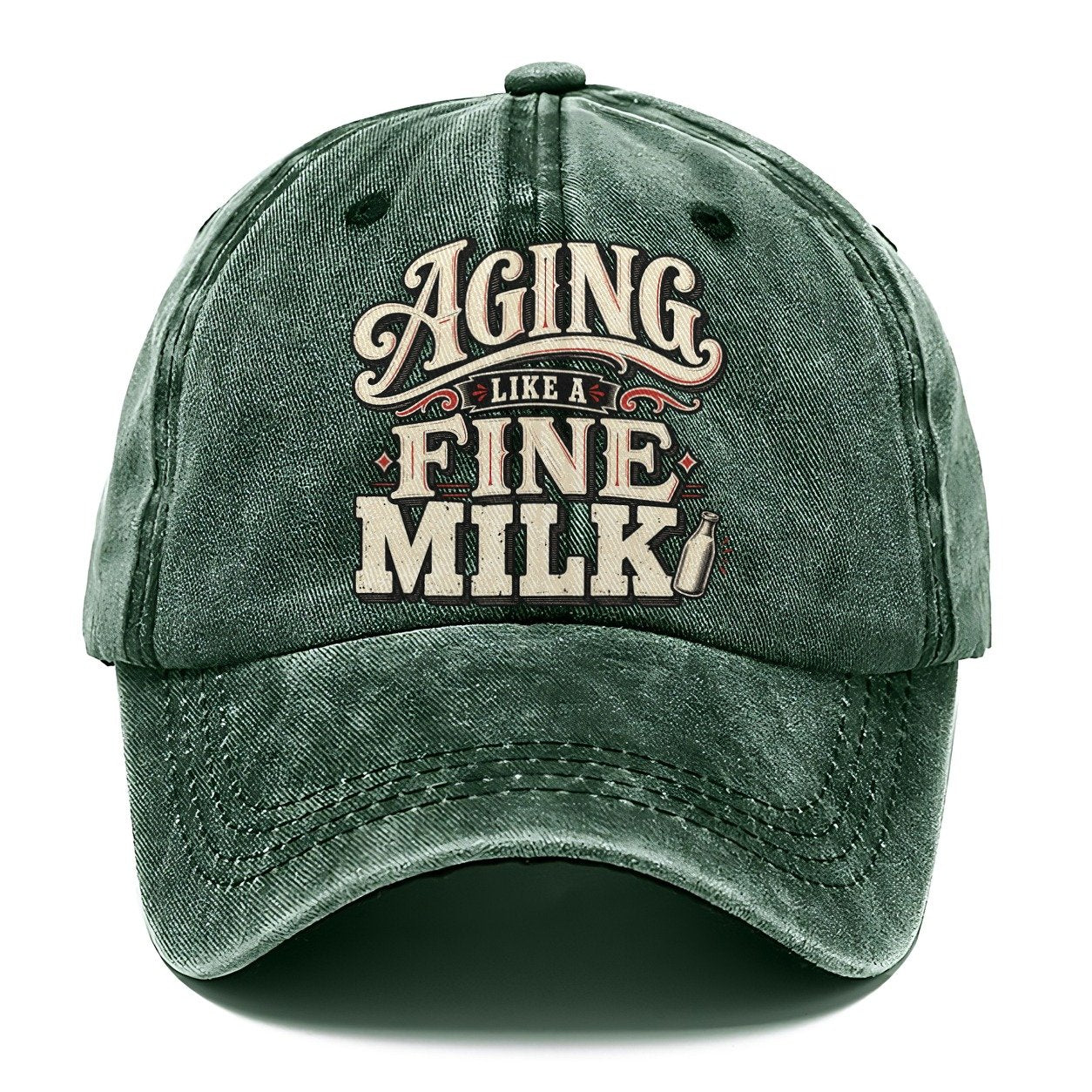 Aging Like A Fine Milk American Wit Classic Cap – Forest Mist