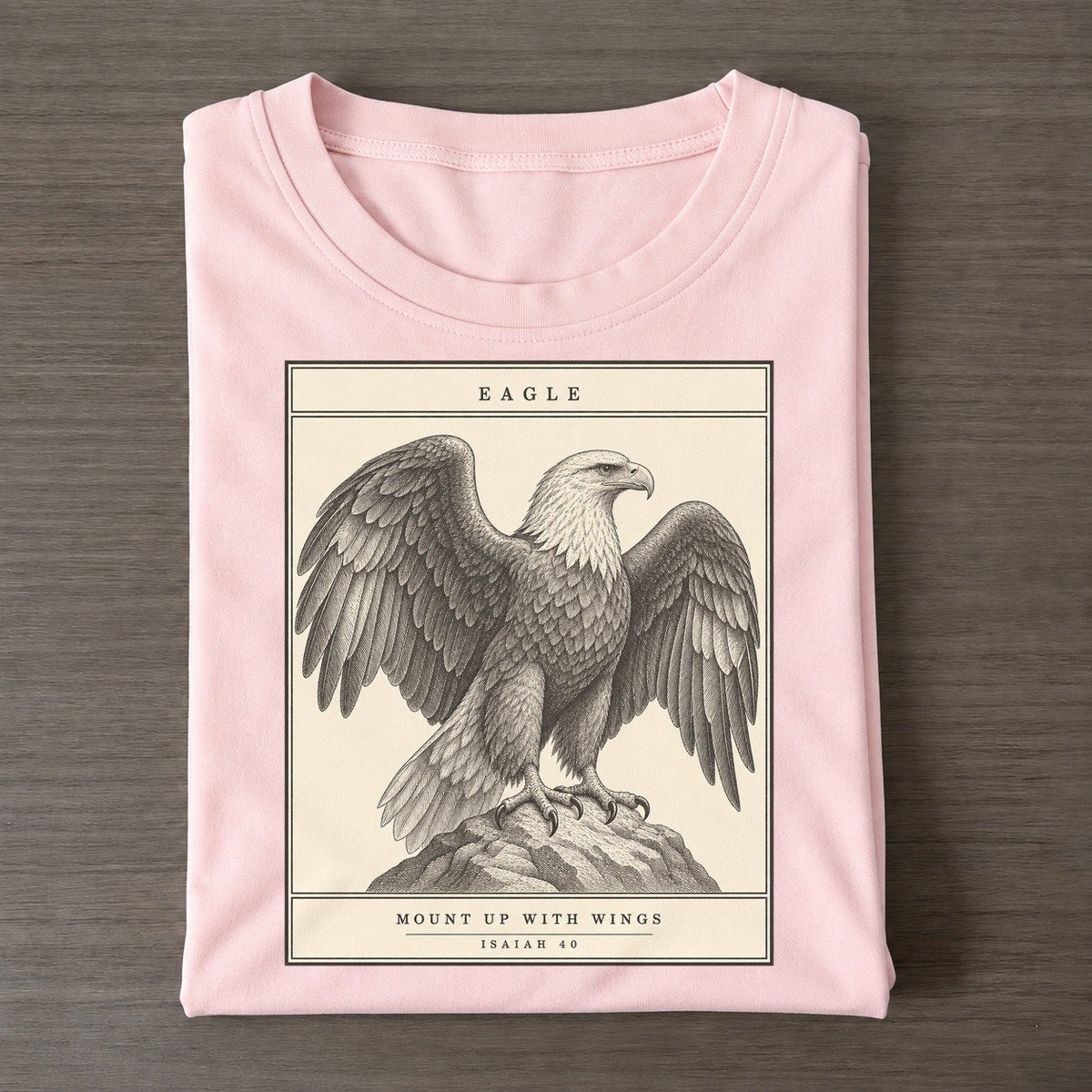 Eagle Specimen Plate Creature Canticle Classic T-shirt – Pink
