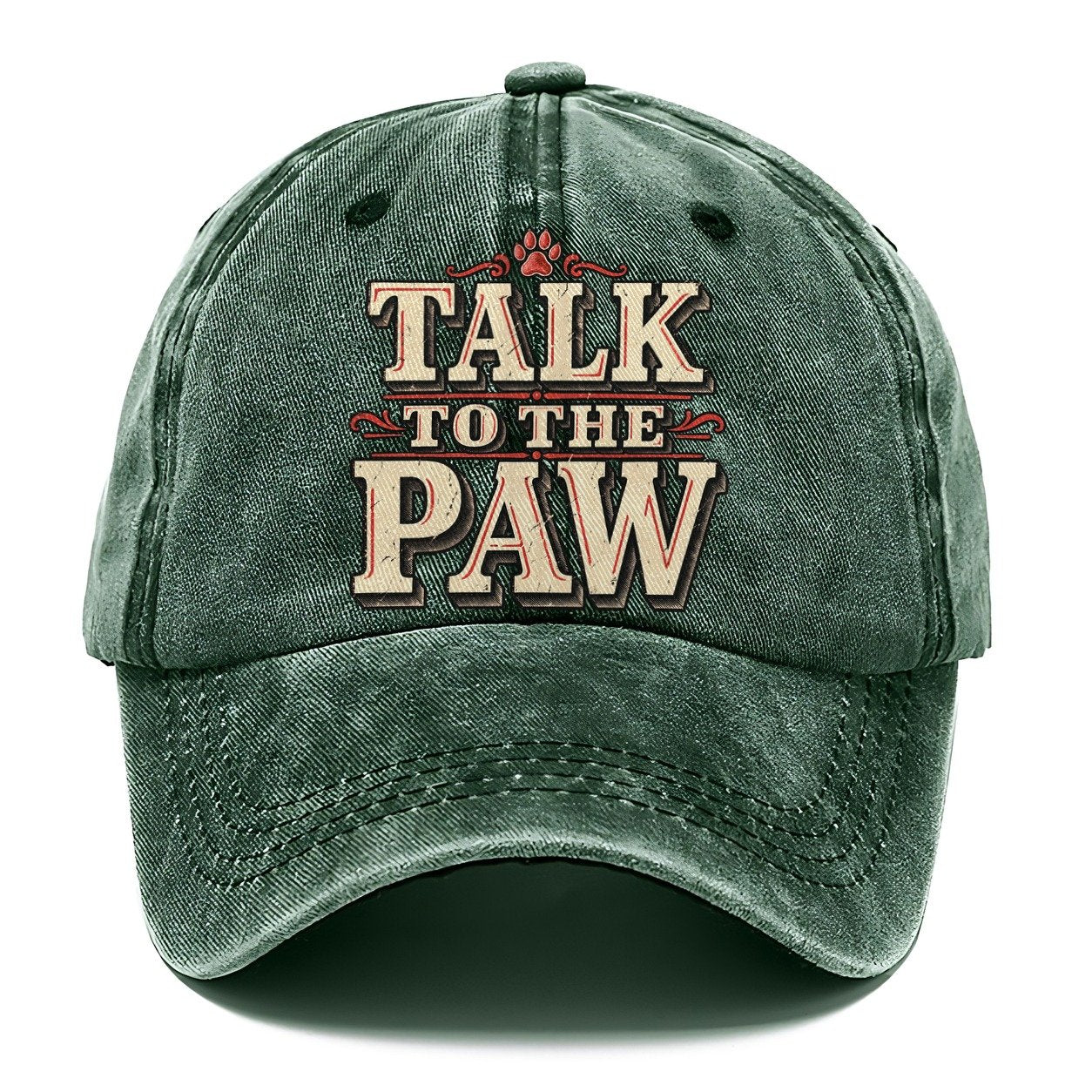 Talk To The Paw American Wit Classic Cap – Forest Mist