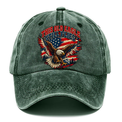 This Old Eagle Still Flies Old Man Strong Classic Cap – Forest Mist