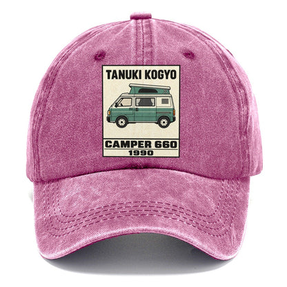 Tanuki Camper Showa Speed Plates Classic Cap – Dusty Rose