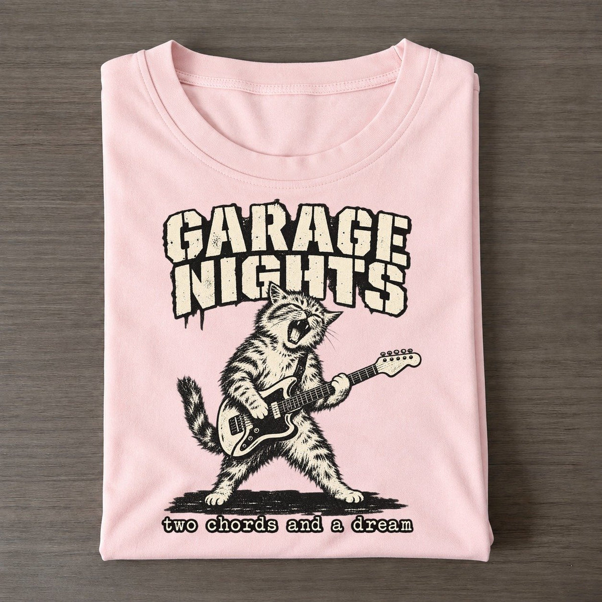 Garage Band Alley Cat Records Classic T-shirt – Pink