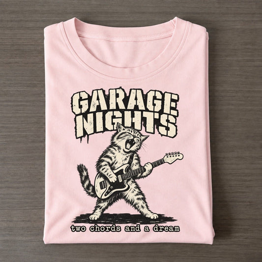 Garage Band Alley Cat Records Classic T-shirt – Pink