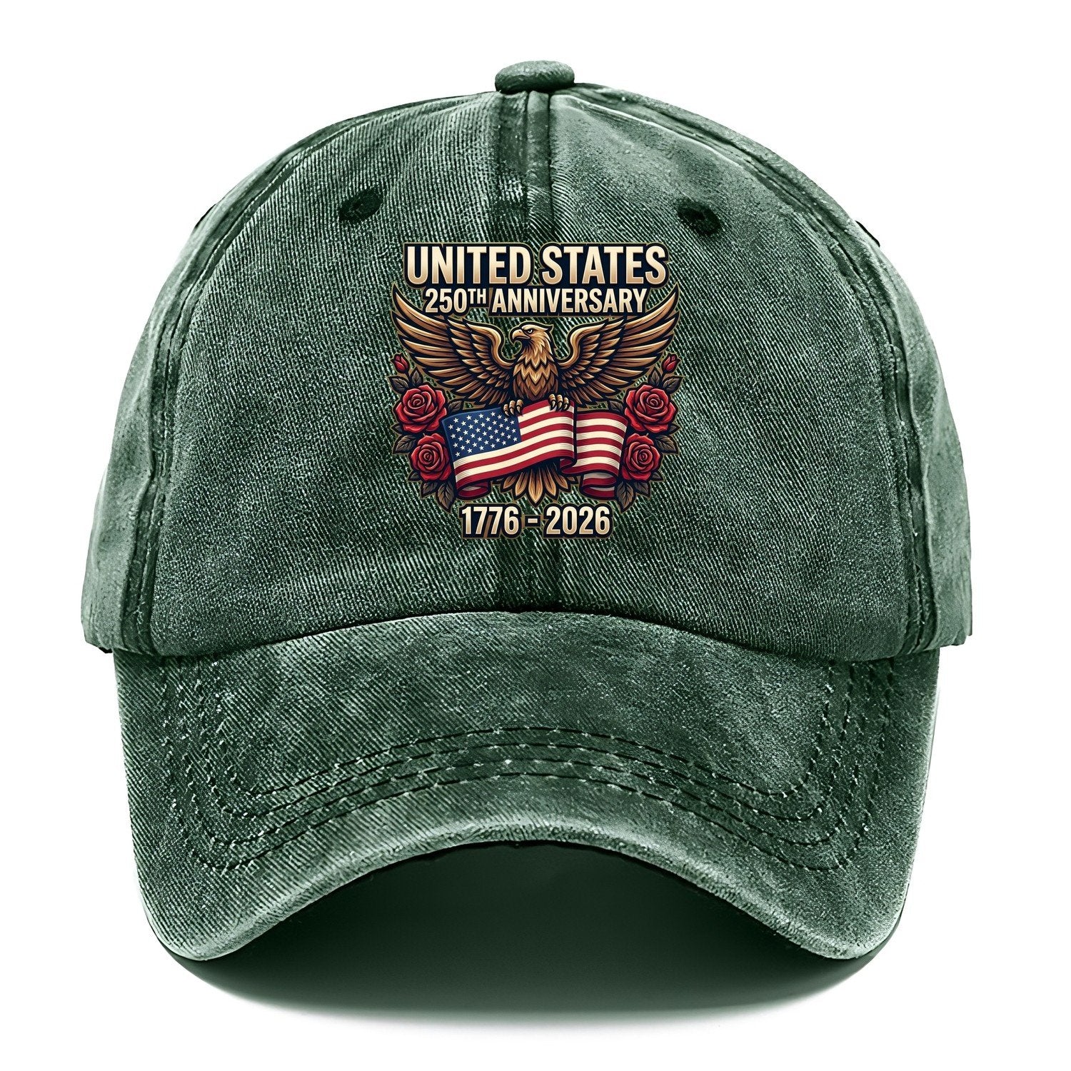 Eagle Flag Roses 250Th Classic Cap – Forest Mist