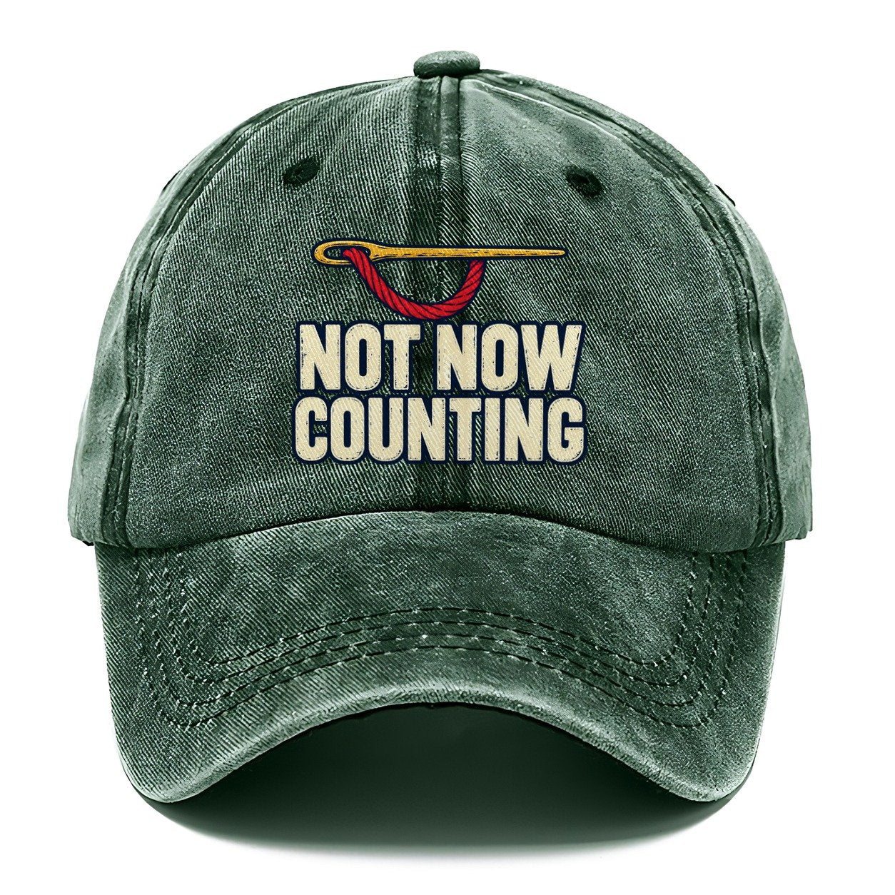 Not Now Counting Classic Cap – Forest Mist