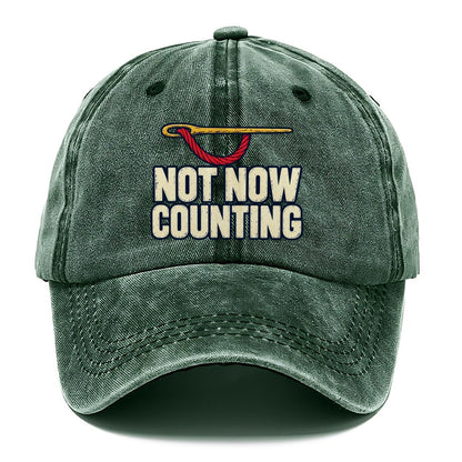 Not Now Counting Classic Cap – Forest Mist