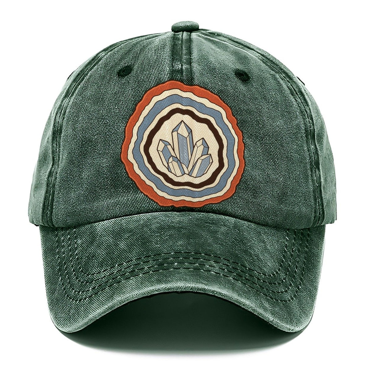 Agate Cross Section Rocks And Minerals Classic Cap – Forest Mist