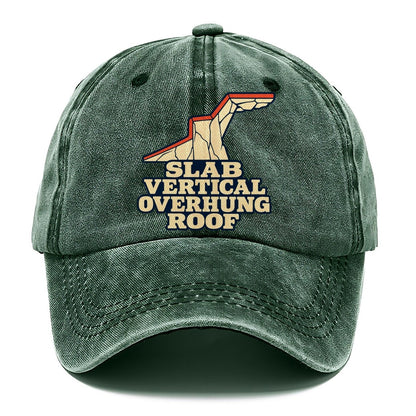 Wall Angle Words Rock Climbing Classic Cap – Forest Mist