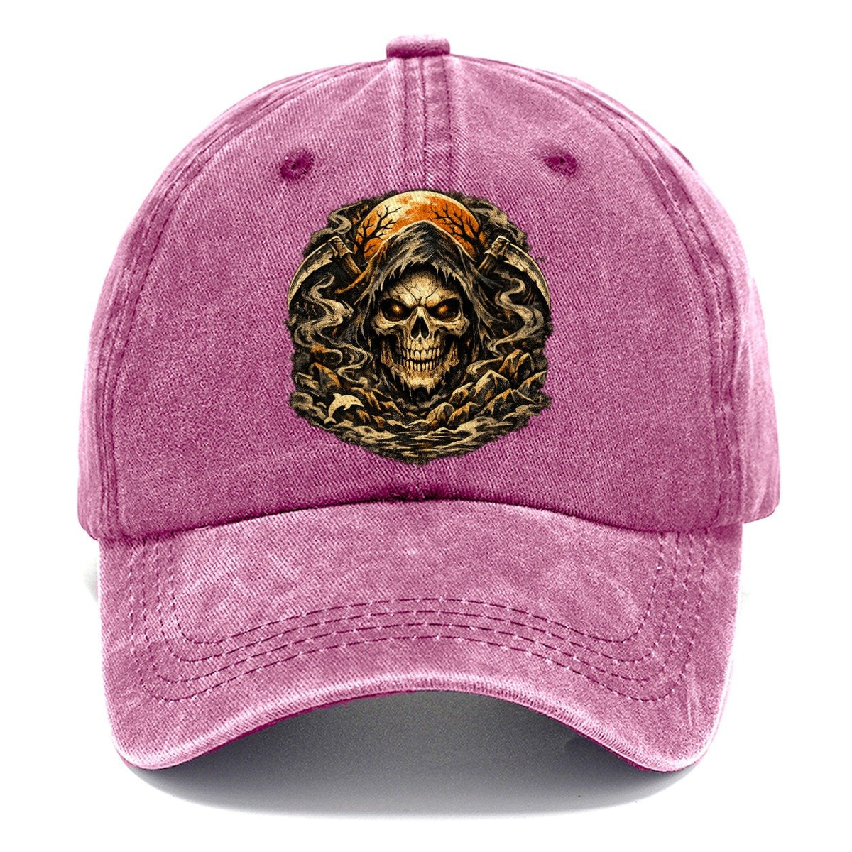 Counterpoint Vintage Blue and Gold Dolphin Classic Cap – Dusty Rose