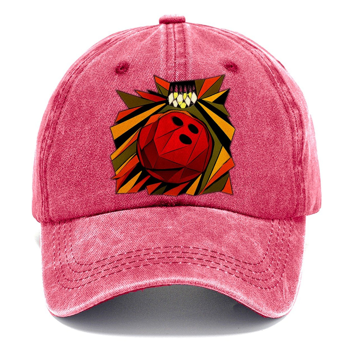 Bowling Ball Lane Roll Classic Cap – Pomegranate Blush