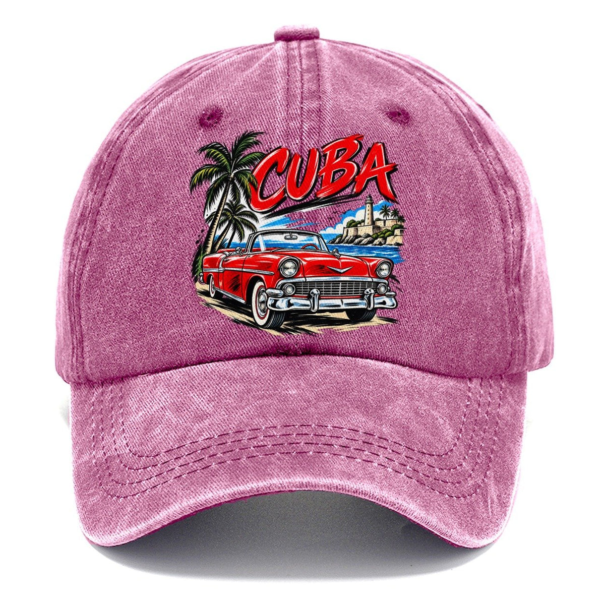 Cuba Expressive Ink Badge Classic Cap – Dusty Rose