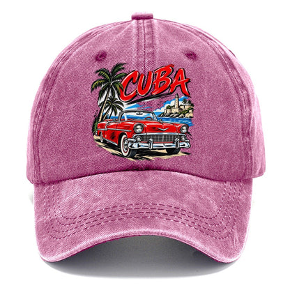 Cuba Expressive Ink Badge Classic Cap – Dusty Rose