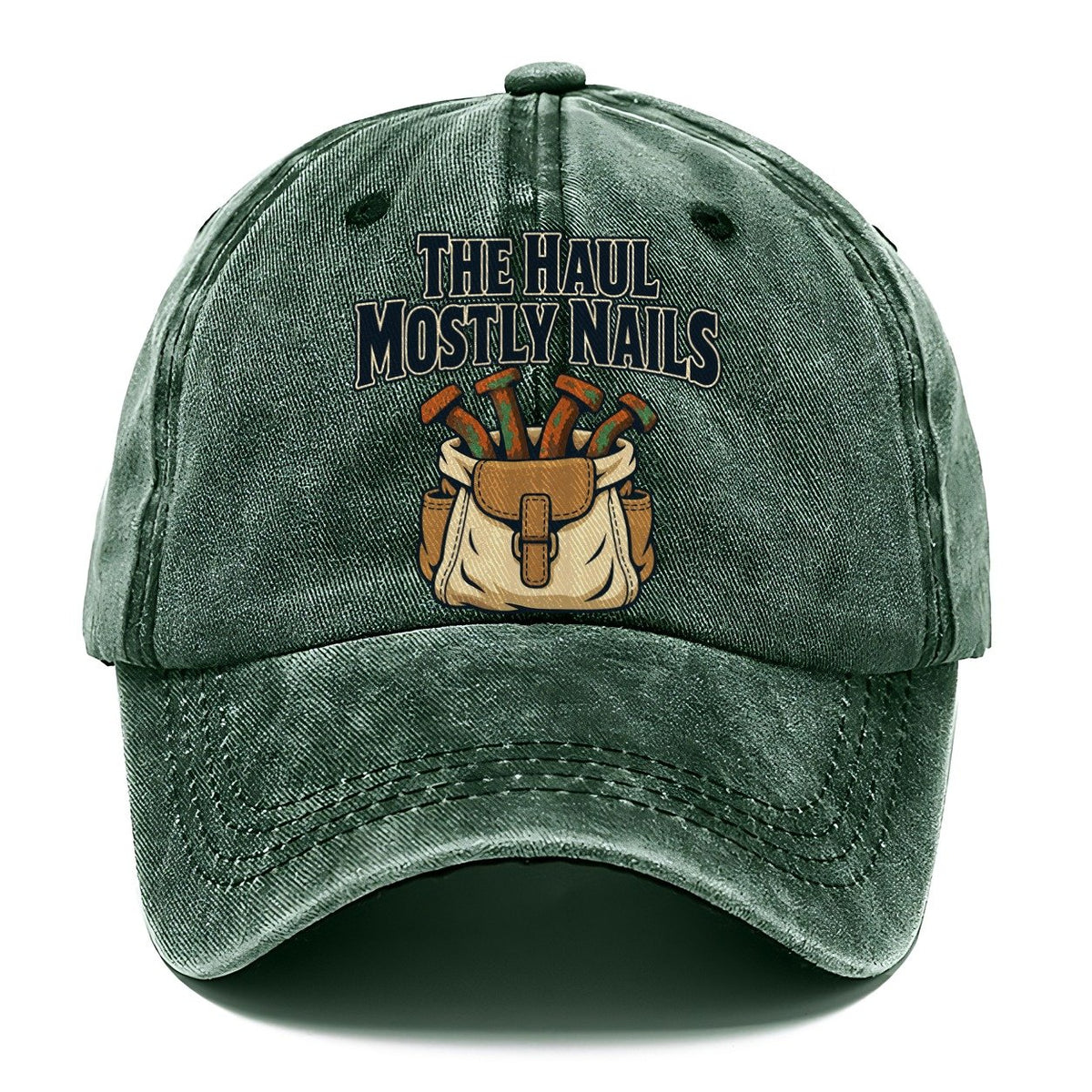 The Haul Mostly Nails Treasure Hunting Classic Cap – Forest Mist