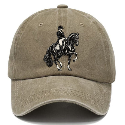 Equestrian Dressage Passage Global Sports Ink Figures Classic Cap – Warm Sand