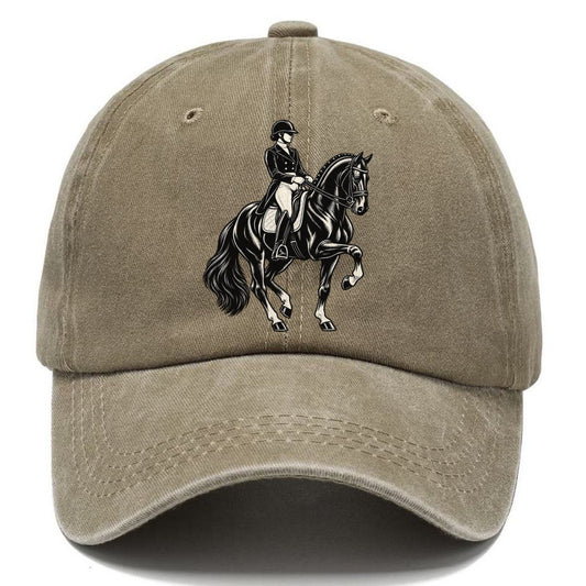 Equestrian Dressage Passage Global Sports Ink Figures Classic Cap – Warm Sand
