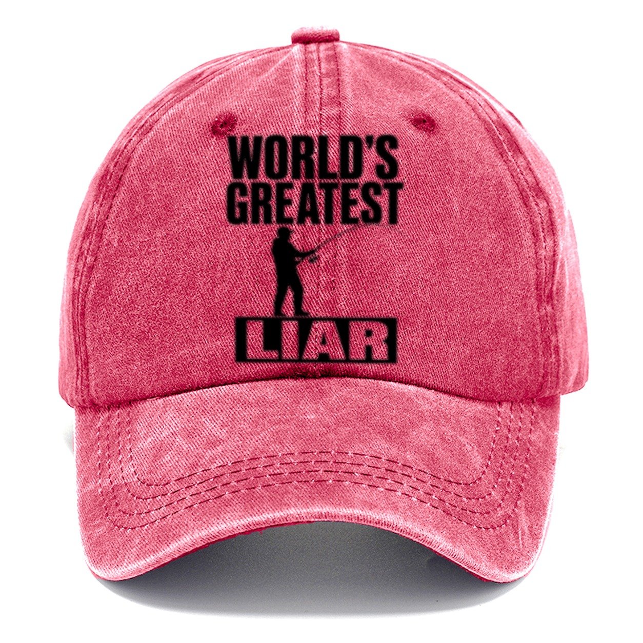 World's Greatest Liar Classic Cap – Pomegranate Blush