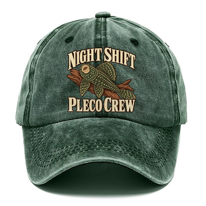 Night Shift Pleco Crew Aquarium Keeping Classic Cap – Forest Mist