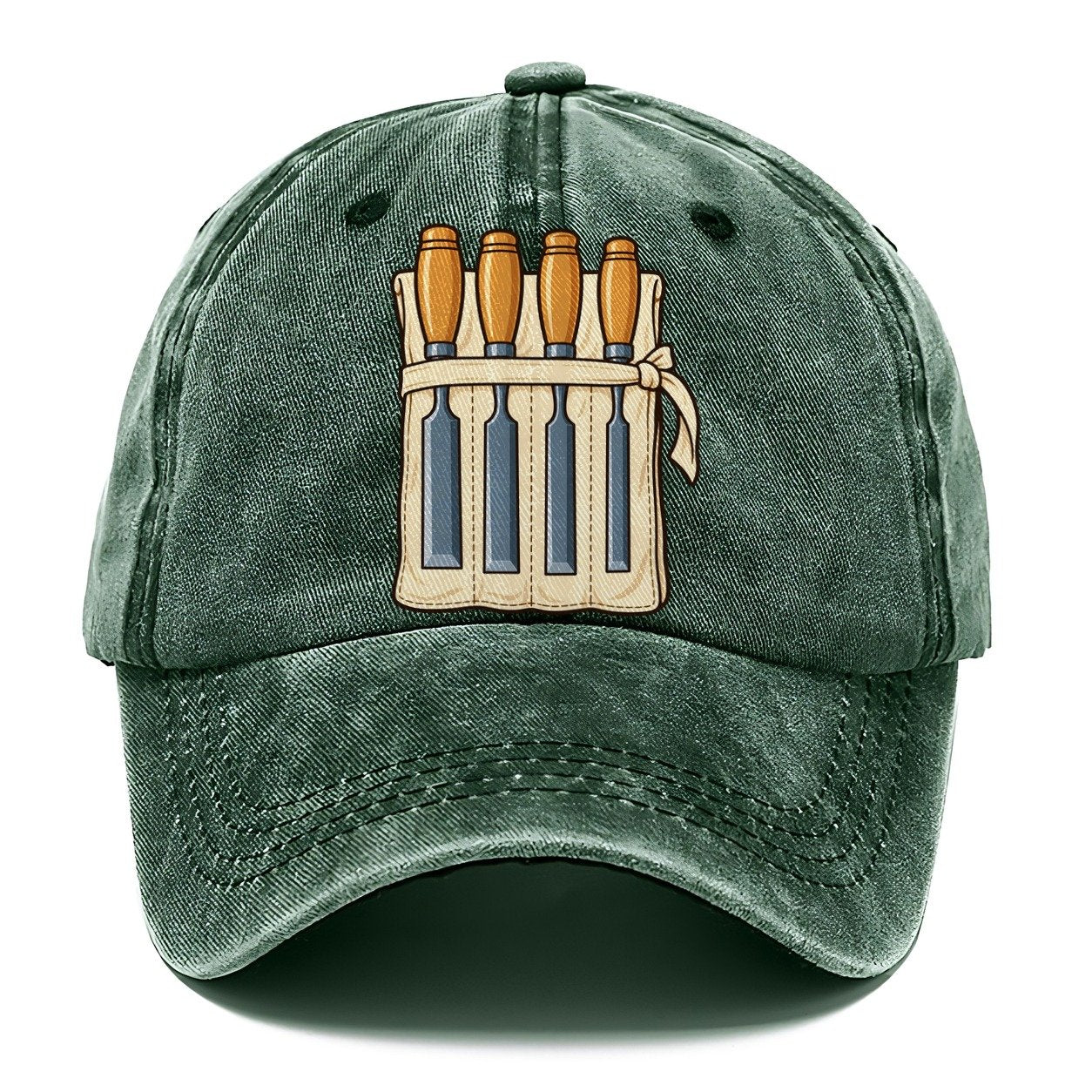 Chisel Roll Woodworking Classic Cap – Forest Mist