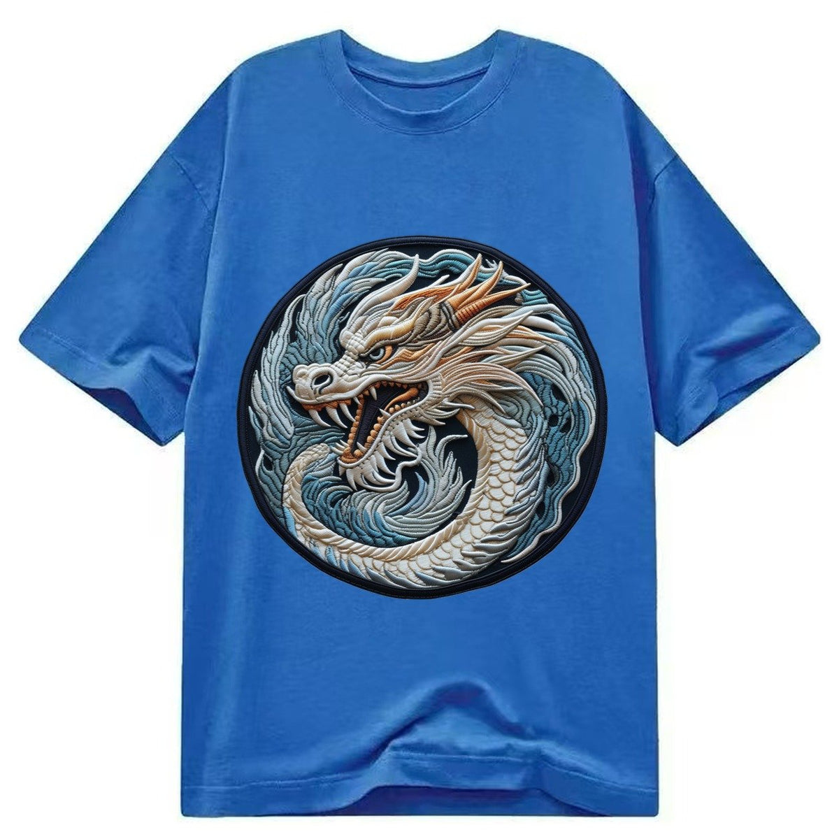 Dragon Zodiac Sign Classic T-shirt – Blue