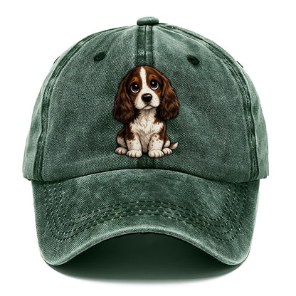 English Springer Spaniel Sitting Sweetheart Classic Cap – Forest Mist