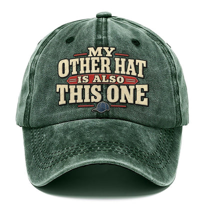 My Other Hat Is Also This One American Wit Classic Cap – Forest Mist