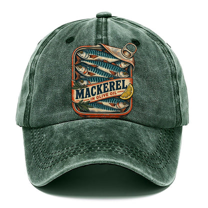 Mackerel Tin Stack Fishing Club Classic Cap – Forest Mist
