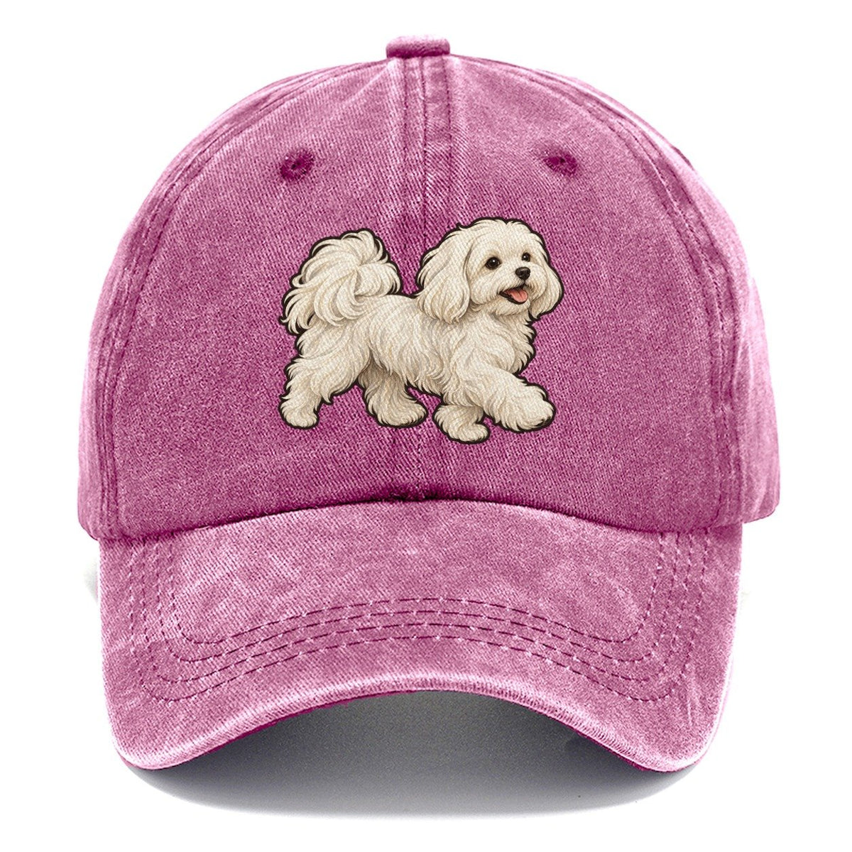 Maltese Trotting Fan Favorites Classic Cap – Dusty Rose