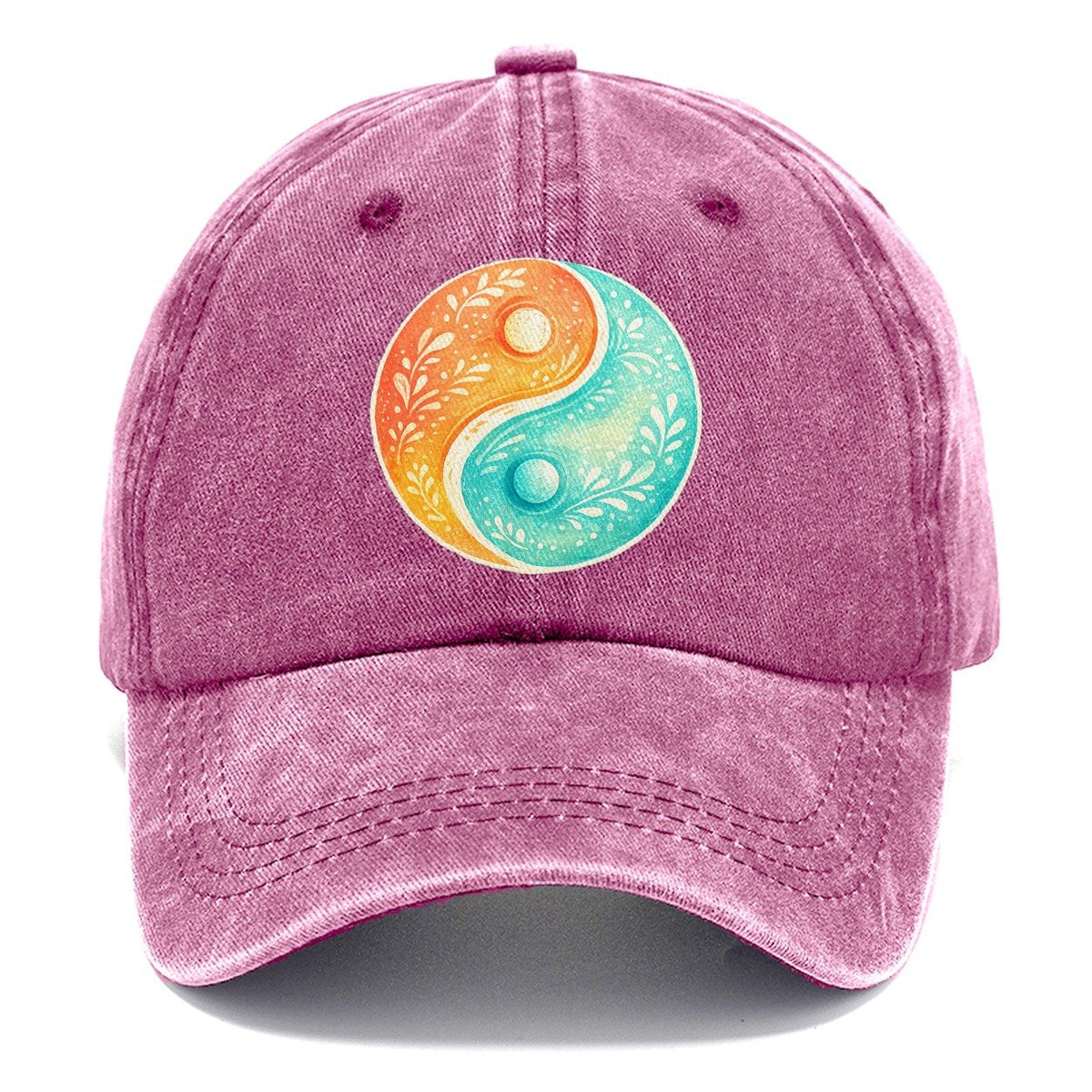 Botanical Yin Yang Classic Cap – Dusty Rose