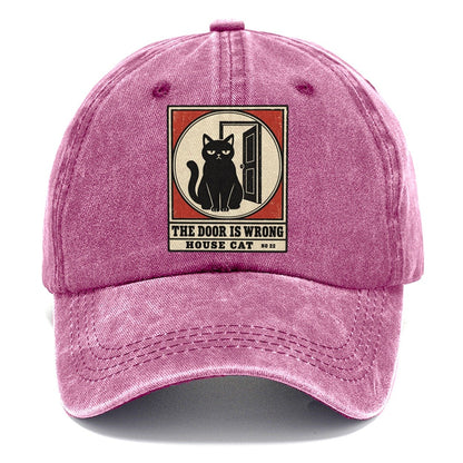 The Door Is Wrong Neko Says No Classic Cap – Dusty Rose