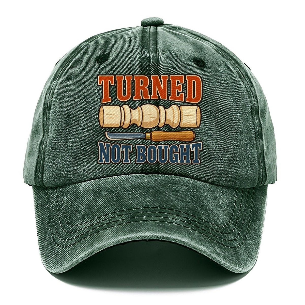 Turned Not Bought Woodworking Classic Cap – Forest Mist
