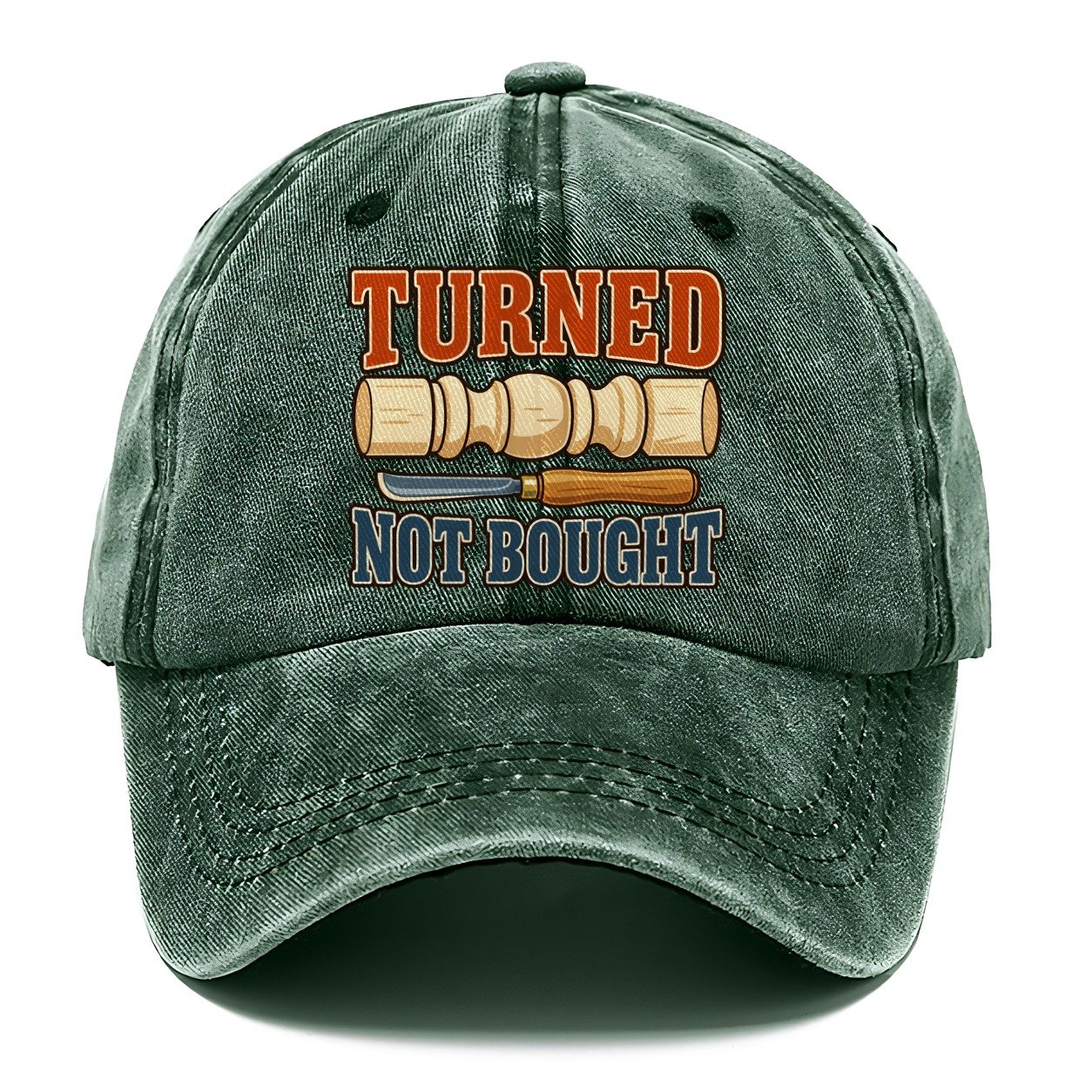Turned Not Bought Woodworking Classic Cap – Forest Mist