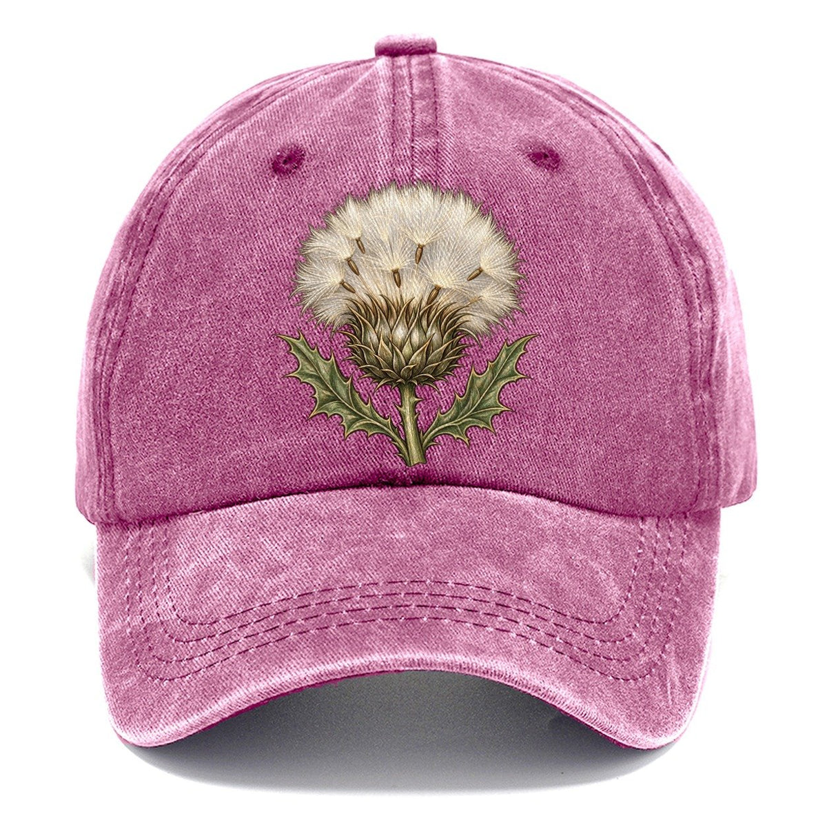 Thistle Silvery Seedhead Pastimes Companions Classic Cap – Dusty Rose