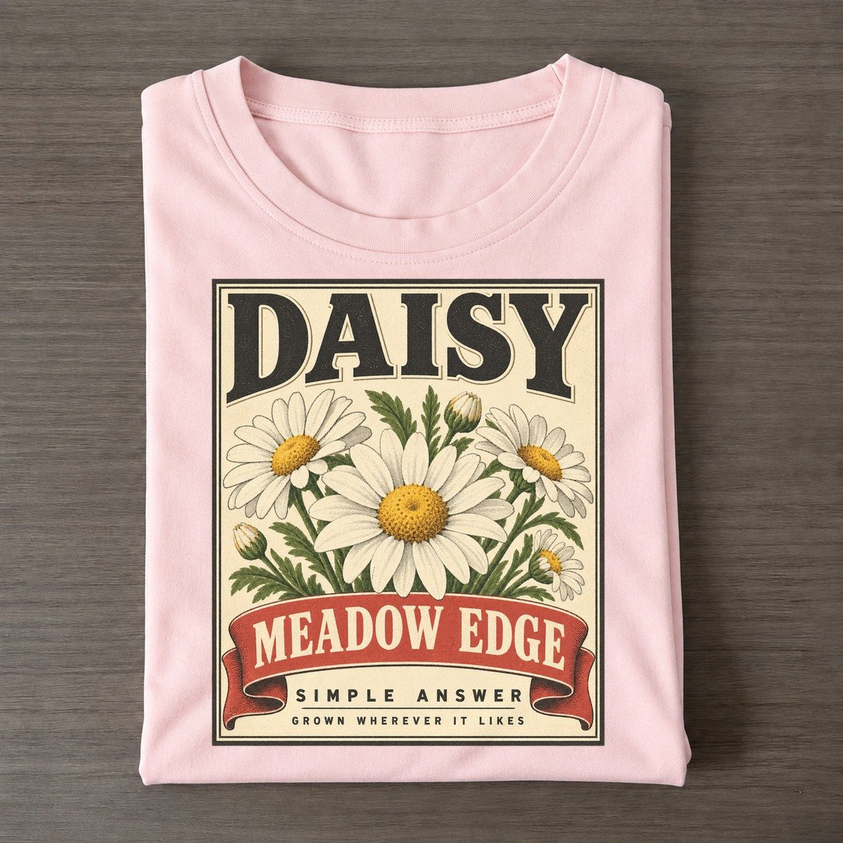 Daisy Orchard Crate Classic T-shirt – Pink