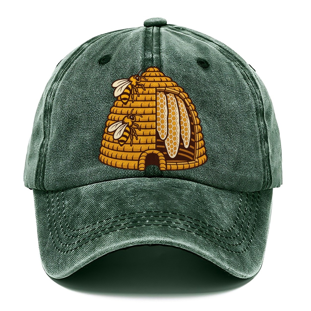 Skep Cutaway Mark Beekeeping Classic Cap – Forest Mist