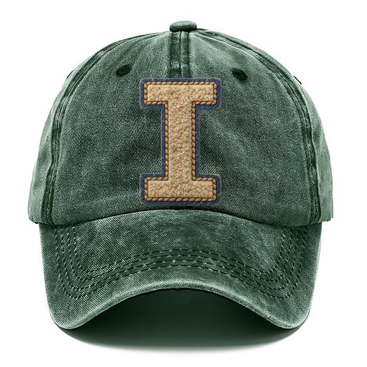 Varsity Chenille I Monogram Classic Cap – Forest Mist