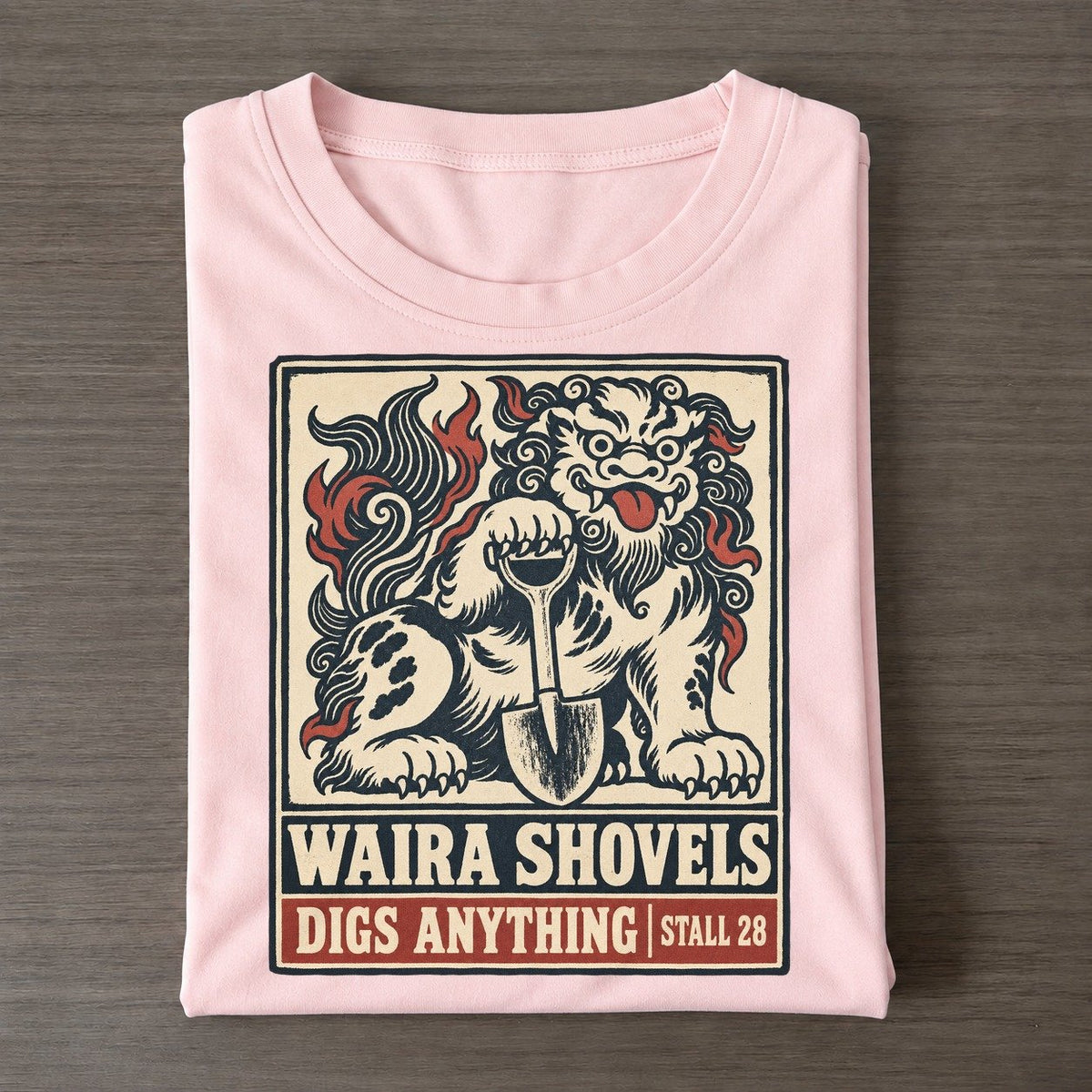 Waira Shovels Yokai Night Market Classic T-shirt – Pink
