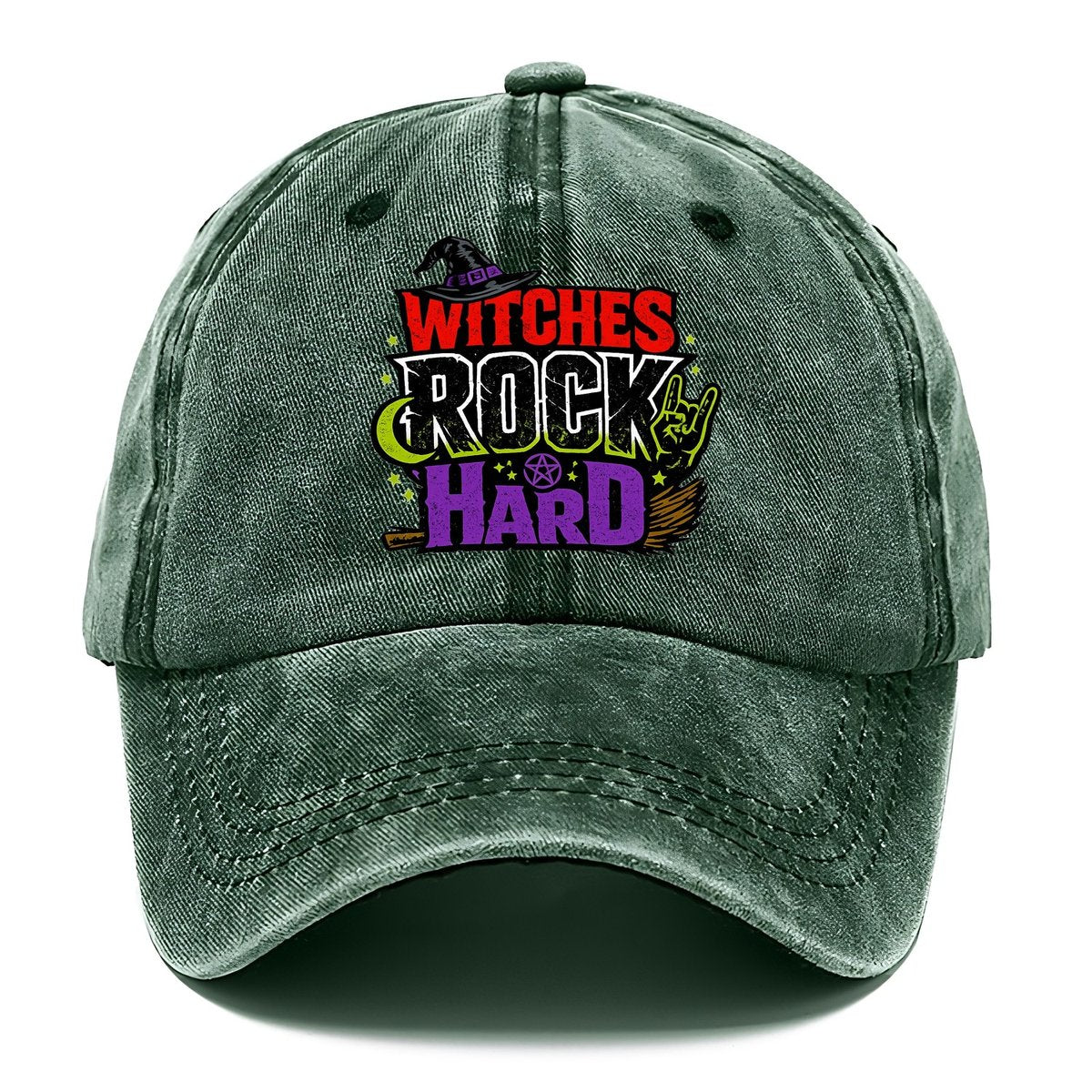 Witches Rock Hard Classic Cap – Forest Mist