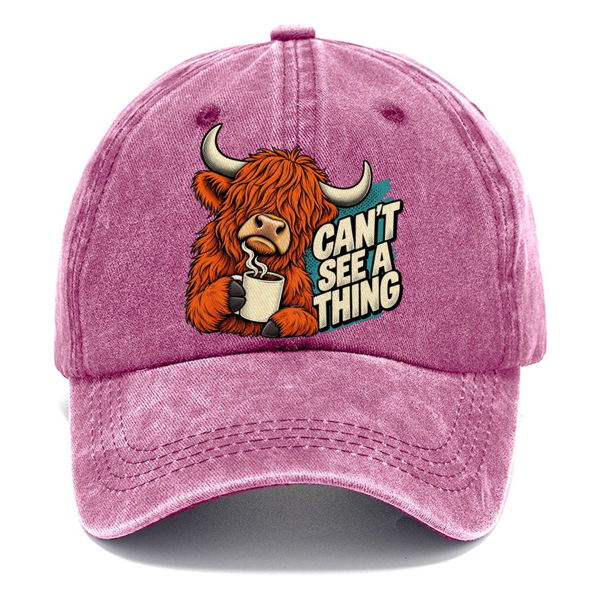 Can't See A Thing Cow Classic Cap – Dusty Rose