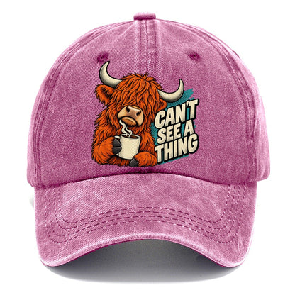 Can't See A Thing Cow Classic Cap – Dusty Rose