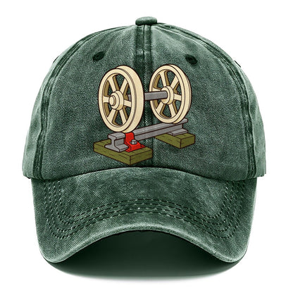 Wheelset On A Rail Model Railways Classic Cap – Forest Mist