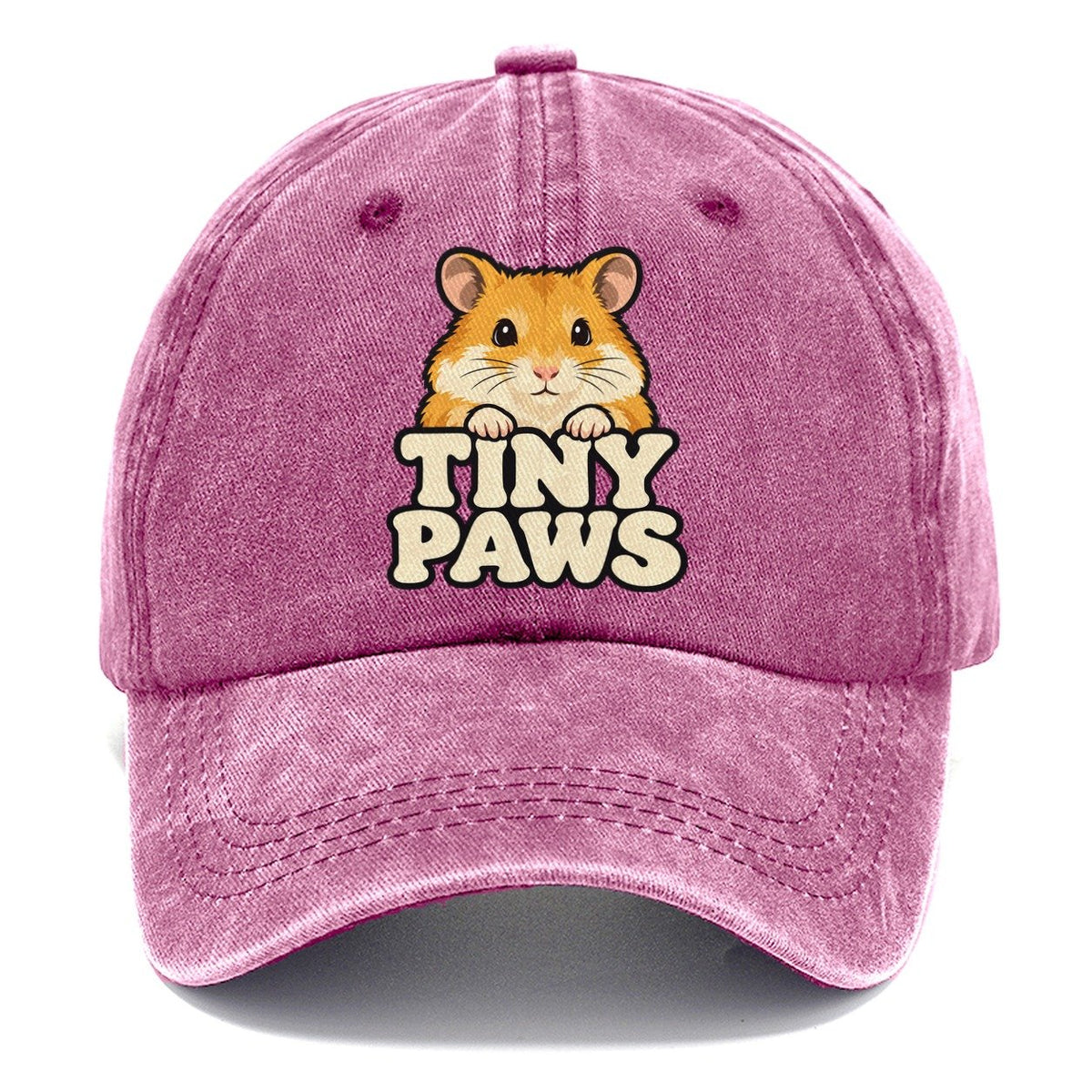 Tiny Paws Small Pet Logos Classic Cap – Dusty Rose