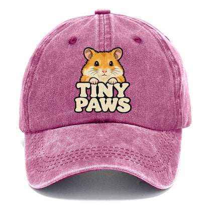 Tiny Paws Small Pet Logos Classic Cap – Dusty Rose