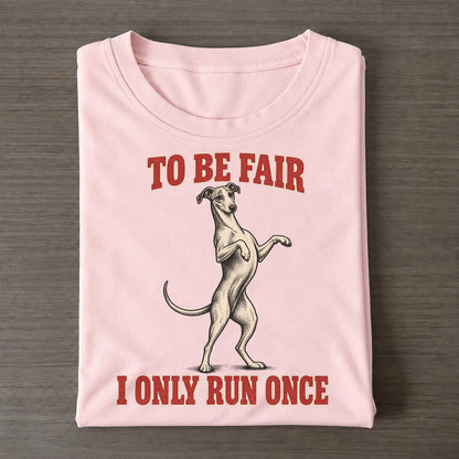 Whippet Dog Declarations Classic T-shirt – Pink